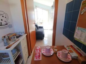 Kuchyň nebo kuchyňský kout v ubytování Casa di Arturo Mansarda