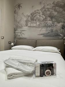 Postel nebo postele na pokoji v ubytování Bieffegi Luxury Suite