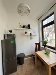 Η κουζίνα ή μικρή κουζίνα στο Ferienwohnung In Bremerhaven