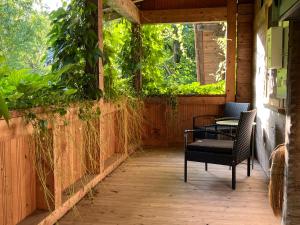 Balkón nebo terasa v ubytování Chalet ALPEN LOTUS