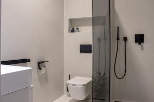 Koupelna v ubytování Grace Apartment by Prague Castle + 12 fotografií