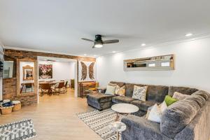 a living room with a couch and a table at Pet-Friendly Getaway 15 Mi to Downtown Nashville in Hermitage
