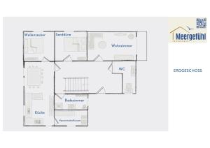 Grundriss der Unterkunft Ferienhaus Meergefühl