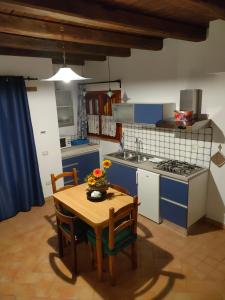 Kjøkken eller kjøkkenkrok på Il Cortile del Castello