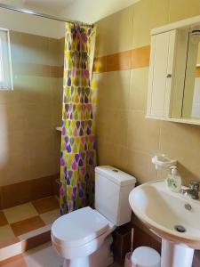 Koupelna v ubytování Tasos Manaritsas Rooms