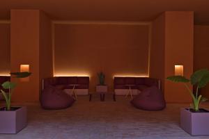 Doubletree By Hilton Ben Guerir Hotel & Residences的休息区