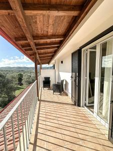 Balkón nebo terasa v ubytování Valle degli Ulivi B&B