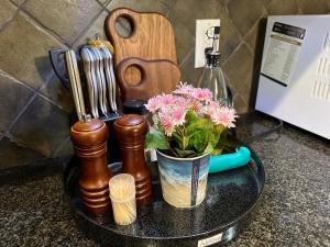 Dapur atau dapur kecil di Scorpion Hiuse Langley -ROOM 1 Separate restroom