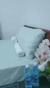 Ліжко або ліжка в номері Acogedora casa en Lomas de Bella Vista