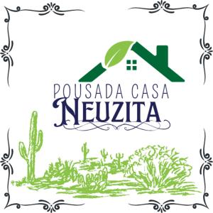 un logo per un resort con un cactus di Pousada Casa da Neuzita a Lençóis