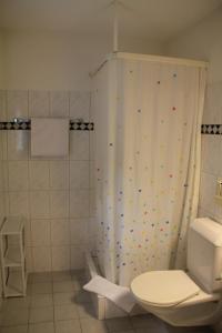 Koupelna v ubytování Hotel Linde