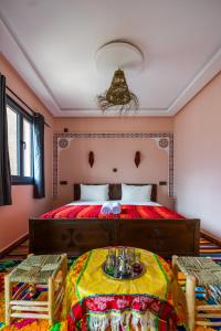 Letto o letti in una camera di Le Reflet D'Imlil