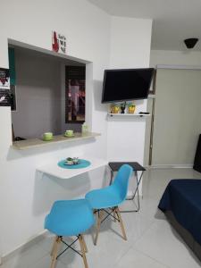 Η κουζίνα ή μικρή κουζίνα στο Loft Condado Bl 2 Ap 116 Aldeia dos Reis Sahy