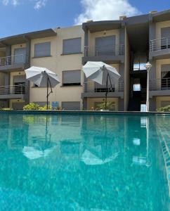 Bazén v ubytování Appartement vue sur Mer Sidi Bouzid nebo v jeho okolí
