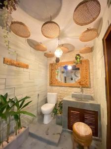 Vonios kambarys apgyvendinimo įstaigoje Umakelod Sebatu Villas