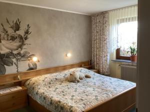 Postel nebo postele na pokoji v ubytování Pension Krüger