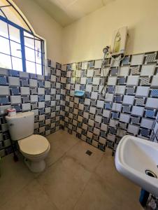 Vonios kambarys apgyvendinimo įstaigoje Screaming Gecko Hostel Air-Con