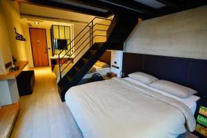 Postel nebo postele na pokoji v ubytování Pathway Inn