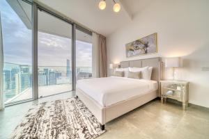 Postel nebo postele na pokoji v ubytování Stella Maris, Dubai Marina - Mint Stay + 33 fotografií