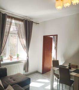 Posezení v ubytování Friendly little studio