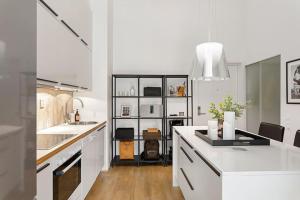 Dapur atau dapur kecil di Spectacular loft in the middle of Oslo City Centre +13 gambar