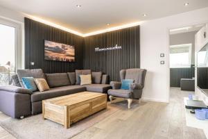 Posezení v ubytování Baltic House Penthousewohnung Seebrücke