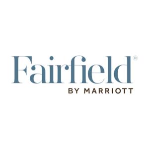 a logo for the franchise by marriot at Fairfield by Marriott Inn & Suites Victorville in Victorville