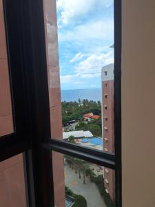 a view from the window of a building at Sabra Palmvillage mikocheni in Dar es Salaam
