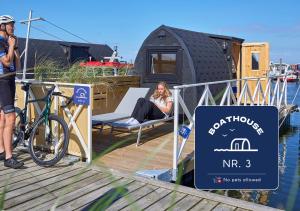 Hosté ubytování Boathouses - Overnat på vandet ved Limfjorden