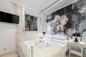 Posteľ alebo postele v izbe v ubytovaní Apartment Barbara with Private pool