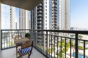 Balkón nebo terasa v ubytování Ultimate Stay / 7 people / Spacious / Dubai Creek with Marina Views