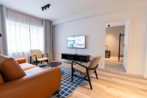 Istumisnurk majutusasutuses Hlemmur Suites