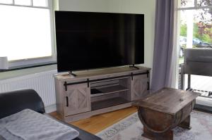 TV a/nebo společenská místnost v ubytování Seehaus-Appartement