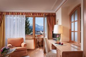 Widok na góry z tego hotelu