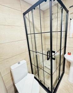 A bathroom at Sayeban Hotel Istanbul