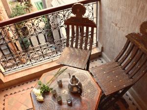 Restaurace v ubytování Riad Palmier