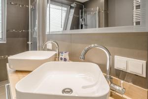 Koupelna v ubytování Beach House Penthousewohnung Düne