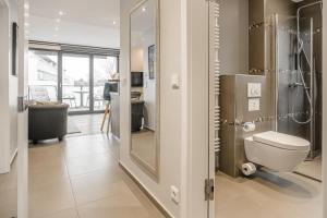 Koupelna v ubytování Beach House Penthousewohnung Düne