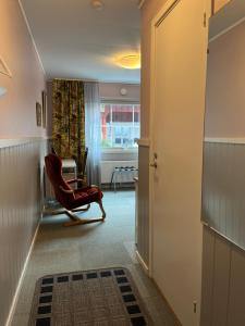 Posezení v ubytování B&B Ströprodukter