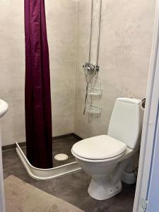 Koupelna v ubytování B&B Ströprodukter