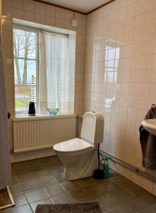 Koupelna v ubytování B&B Ströprodukter