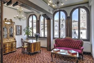 Istumisnurk majutusasutuses Hotel Scandinavia - Relais