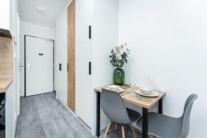 A seating area at MyMozart Apartments Prague by Rentero Property