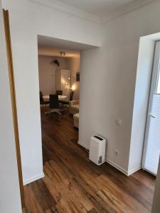 an empty room with a living room and a dining room at Villa Marina Izola - Free Parking in Izola +47 photos
