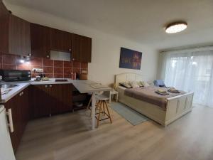 Kuchyňa alebo kuchynka v ubytovaní Mimi Apartman