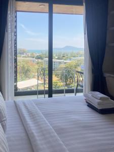 Ένα ή περισσότερα κρεβάτια σε δωμάτιο στο Appartements avec piscine +59 φωτογραφίες