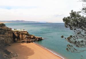 a view of the ocean from a cliff at Apartamento en primera linea de mar en Pals 306-1 2H in Pals