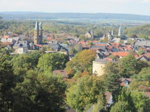 Blick auf Piepmäker Stübchen aus der Vogelperspektive