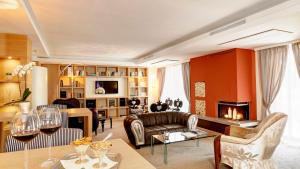 Posezení v ubytování Art & Design Hotel Napura