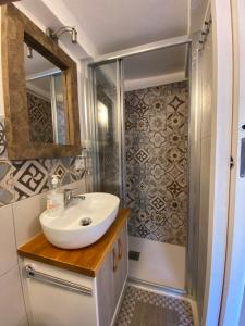 Koupelna v ubytování Casa zia Vincenzina + 46 fotografií